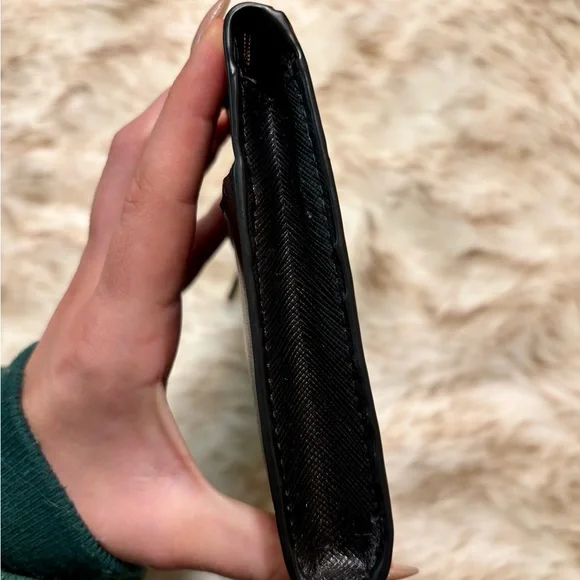 Kate Spade Staci Medium Saffiano Leather Wristlet - Black (no strap) - Picture 7 of 10